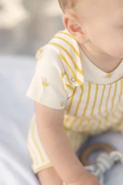 Overall in Stripes Away Marigold