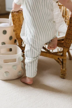 Overall in Stripes Away Sea