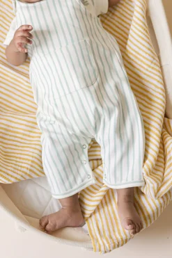 Overall in Stripes Away Sea