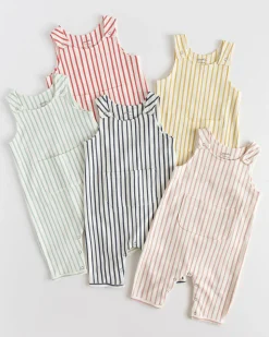 Overall in Stripes Away Sea
