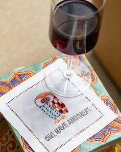 Owl Have Another Cocktail Napkins, Set of 4