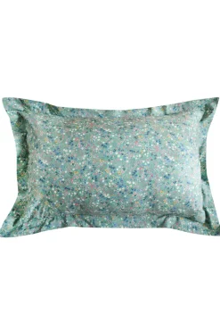Oxford Pillowcase Made With Liberty Fabric in Donna Leigh Green