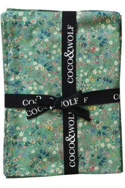 Oxford Pillowcase Made With Liberty Fabric in Donna Leigh Green