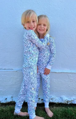 Oysters Two Piece Kids Pajamas