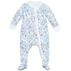 Oysters Zip Baby Onesie