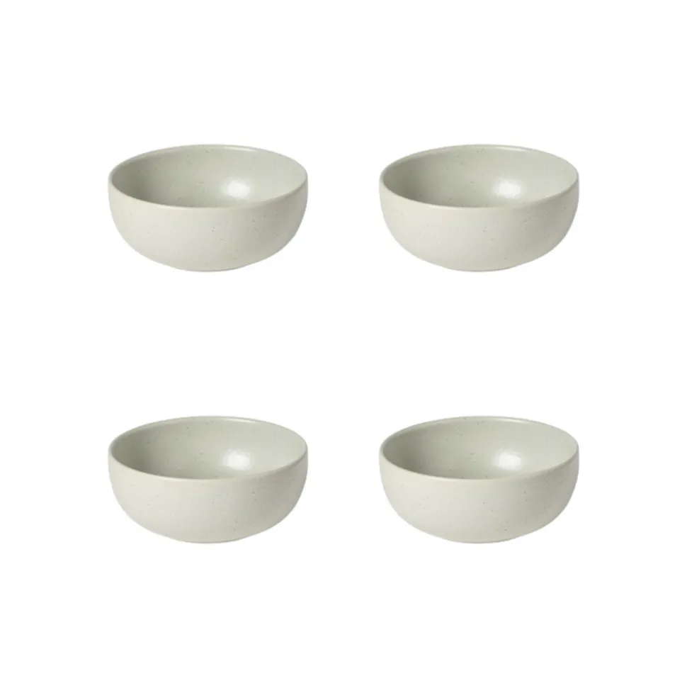 Pacifica Collection Cereal Bowls in Oyster Grey, Set of 6