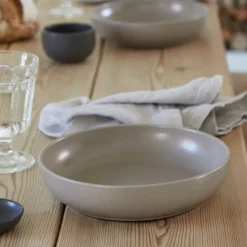 Pacifica Collection Pasta Bowls in Chestnut, Set of 6