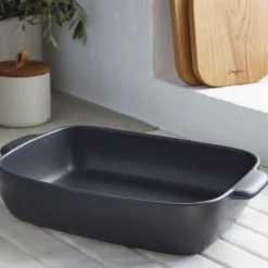 Pacifica Collection Rectangle Baker 16" in Seed Grey