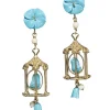 Pagoda Earring in Turquoise