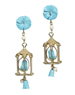 Pagoda Earring in Turquoise