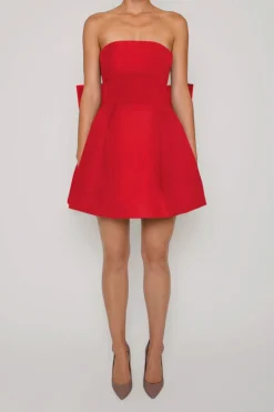 Paige Silk Faille Full Mini Dress