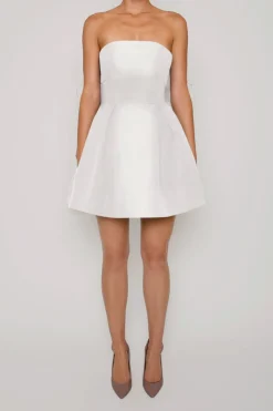 Paige Silk Faille Full Mini Dress