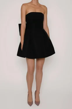 Paige Silk Faille Full Mini Dress