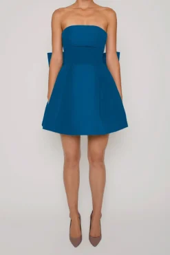 Paige Silk Faille Full Mini Dress