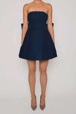 Paige Silk Faille Full Mini Dress