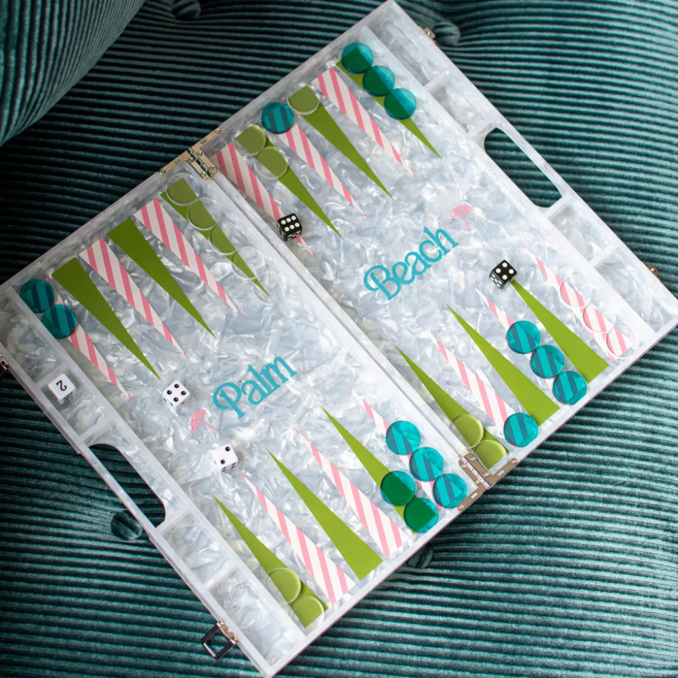 Palm Beach Backgammon Board