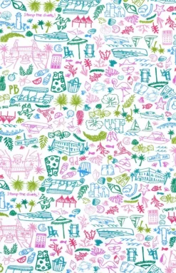 Palm Beach Two Piece Kids Pajamas