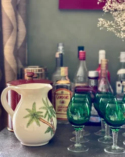 Palm Tree Everywhere Jug, Set of 2