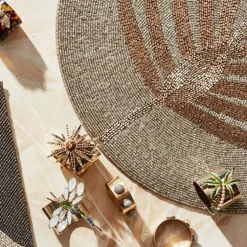 Palm Tree Napkin Rings, Set of Two