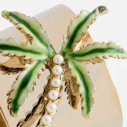 Palm Tree Napkin Rings, Set of Two