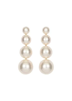 Palma Earrings in Pearl