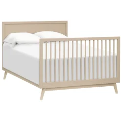 Palma 4-in-1 Convertible Crib with Toddler Bed Conversion Kit in Taupe