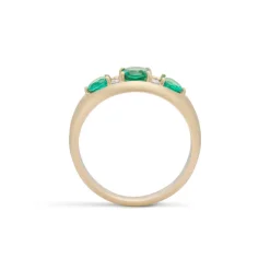 Paloma Emerald and Diamond Ring