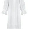 Paloma Linen Dress in White