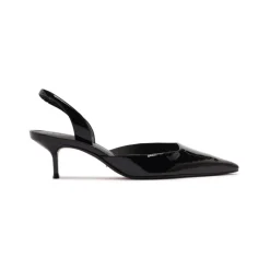 Paola Mid Patent Pump in Black