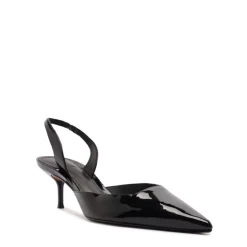 Paola Mid Patent Pump in Black