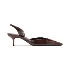 Paola Mid Patent Pump in Root Brown