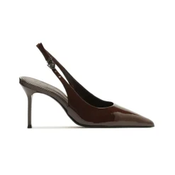 Paola Patent Pump in Root Brown
