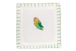 Parakeet Cocktail Napkin, Set of 4