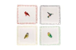 Parakeet Cocktail Napkin, Set of 4