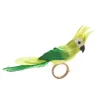 Parakeet Napkin Ring in Green, Set of 4