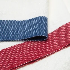 Paris Napkins in Blue & Red, Set of 2