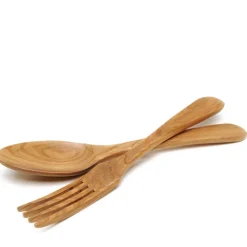 Parisian Olive Wood Salad Servers