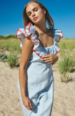 Parker Dress in Light Blue