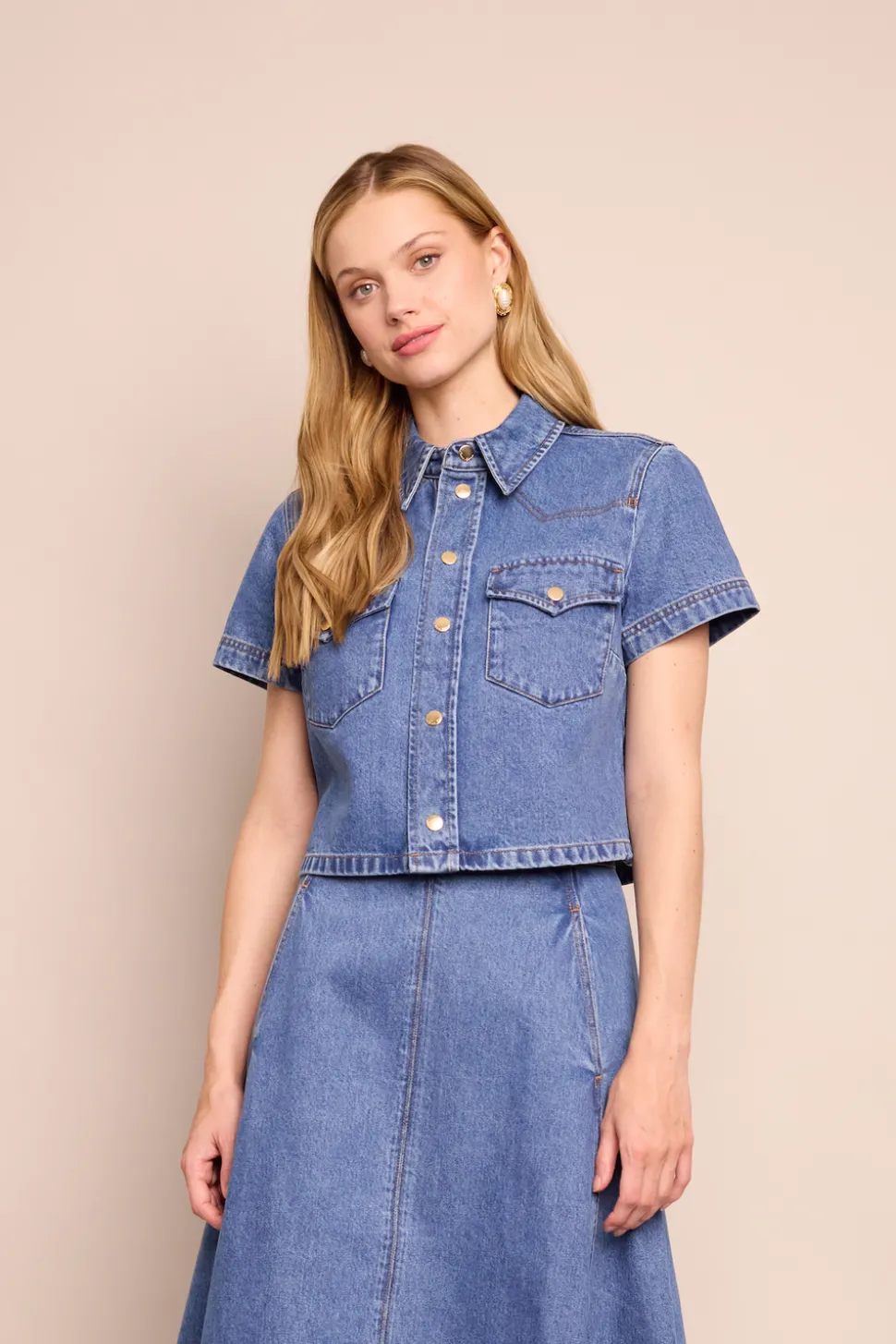 Paro Top in Denim