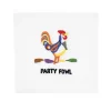 Party Fowl Cocktail Napkins, Set of 4