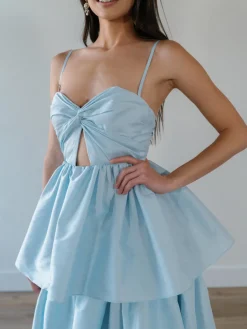 Passiflora Dress in Blue