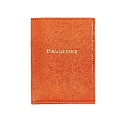 Passport Holder in Goatskin Leather