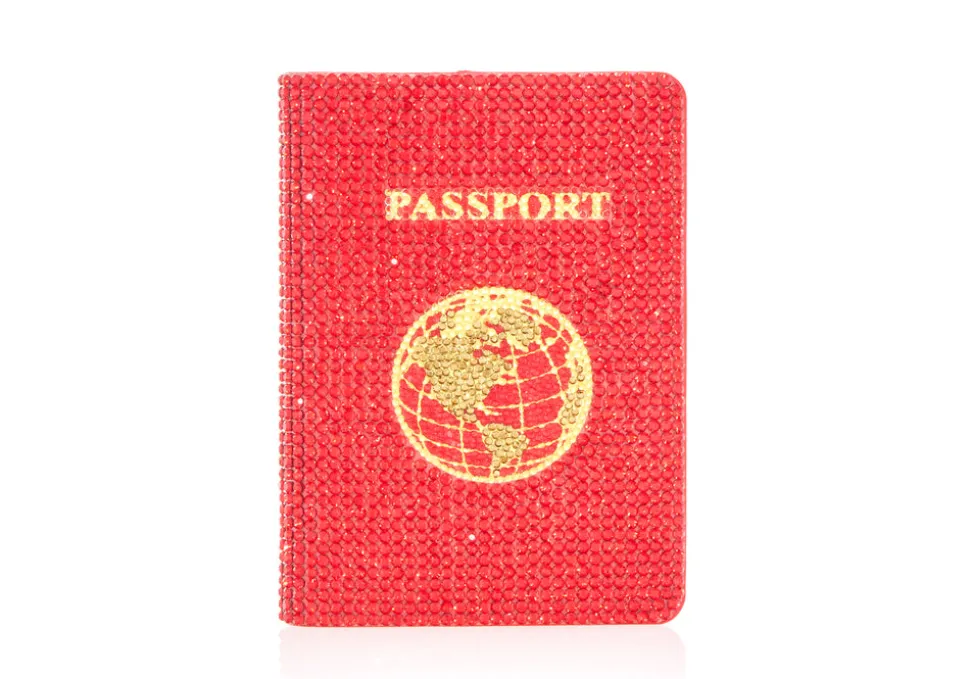 Passport Holder in Red