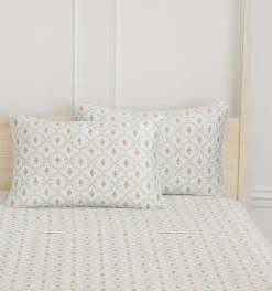 Pastel Trellis Pillowcase Set