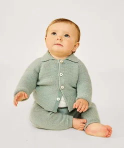 Pat Baby Jacket in Seafoam