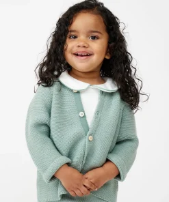 Pat Baby Jacket in Seafoam