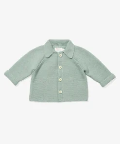 Pat Baby Jacket in Seafoam