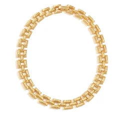 Pathway Petite Link Necklace in Gold
