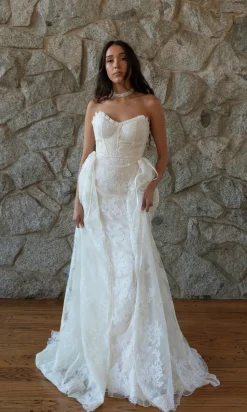 Paula French Lace Corset Gown