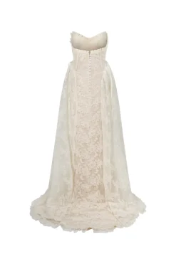 Paula French Lace Corset Gown